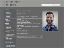 Tablet Screenshot of christophercarignan.com